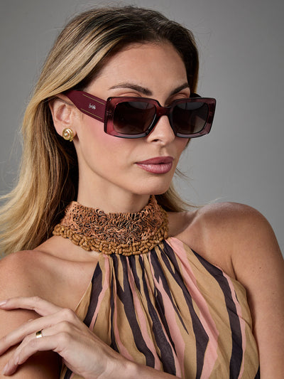 Óculos de sol VALENTINA Garnet