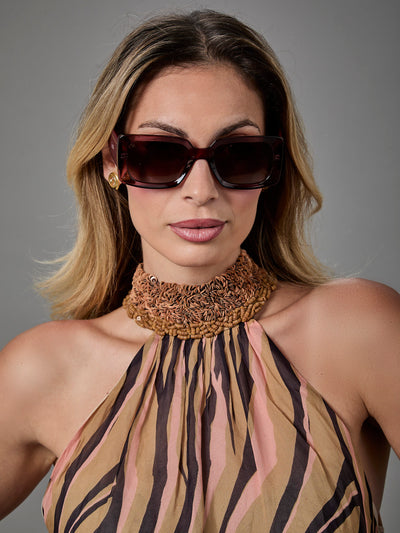 Óculos de sol VALENTINA Garnet