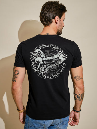 Camiseta Eagle Attack - Black