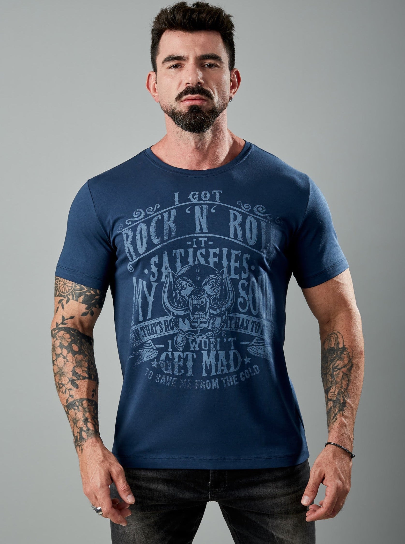 Camiseta Unconventional® Rock n' Roll em Algodão Egípcio