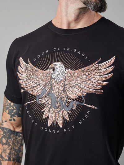 Camiseta Unconventional® Flying High em algodão egípcio