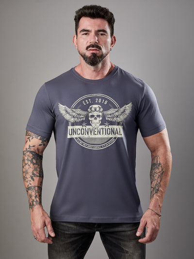 Camiseta Unconventional® Flying Skull