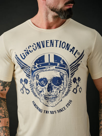 Camiseta Unconventional® Helmet Skull