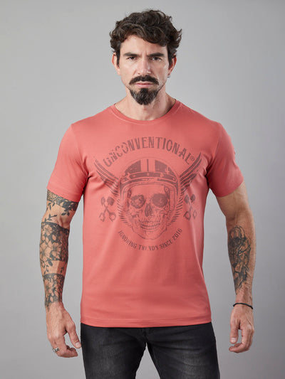 Camiseta Unconventional® Helmet Skull