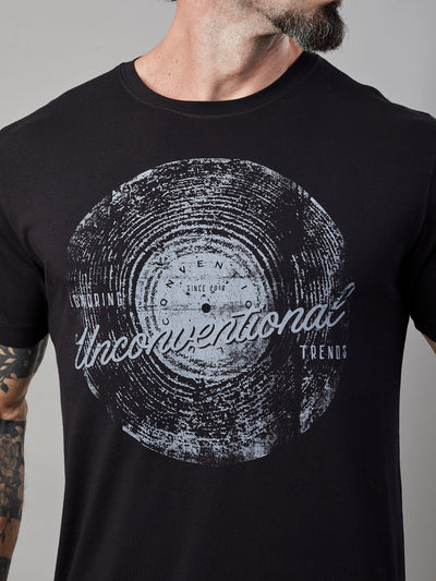 Camiseta Unconventional® Vinyl em algodão egípcio