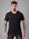 Camiseta Unconventional® Essentials Gola V - Black