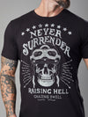 Camiseta Unconventional® Never Surrender em Algodão Egípcio