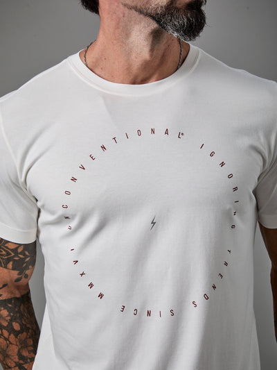 Camiseta Typo Circle Off-White