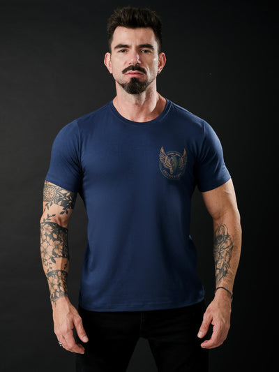 Camiseta Flying Wheel - Blue