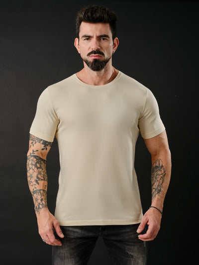 Camiseta Essentials - Creme