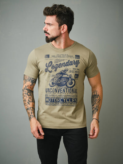 Camiseta Unconventional® Racing Legends em Algodão Egípcio