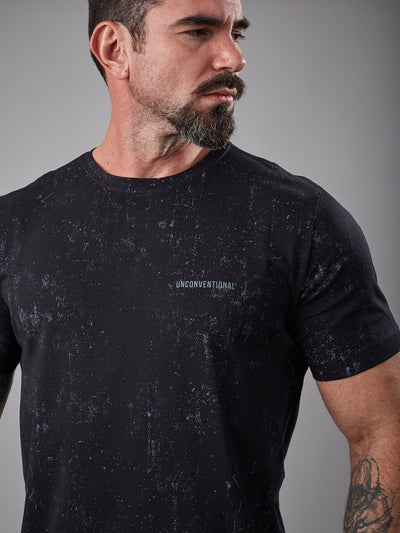Camiseta Unconventional® Dirty - Black em Algodão Egípcio