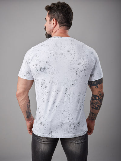 Camiseta Unconventional® Dirty White em Algodão Egípcio