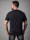 Camiseta Unconventional® Dirty - Black em Algodão Egípcio