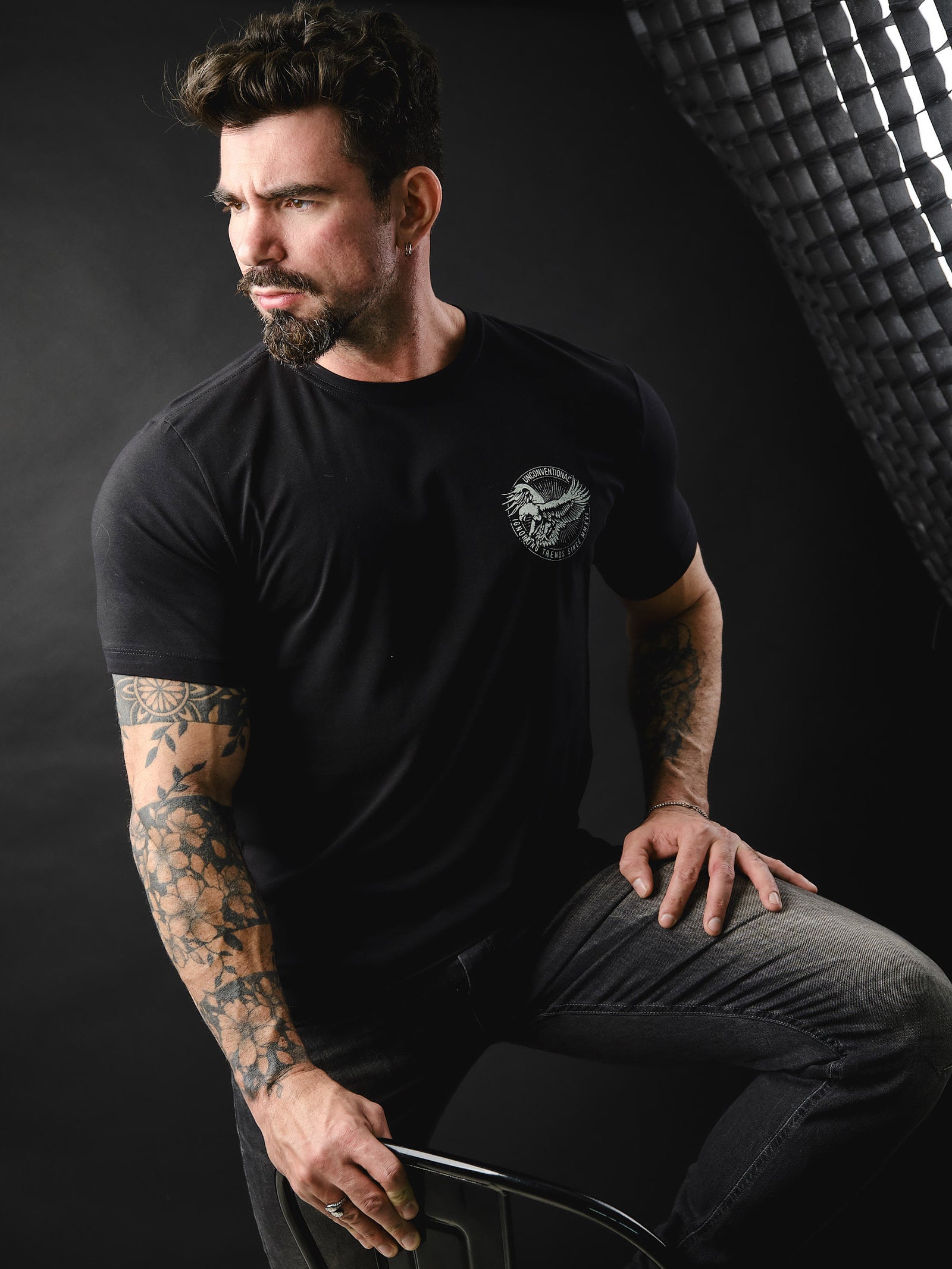 Camiseta Eagle Attack - Black