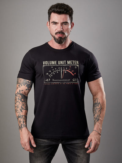 Camiseta Unconventional® VU Meter em Algodão Egípcio