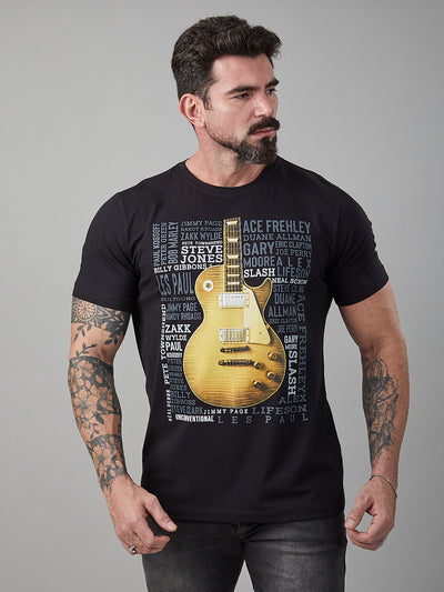 Camiseta Unconventional® Les Paul em Algodão Egípcio