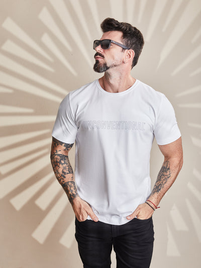 Camiseta Logo - White