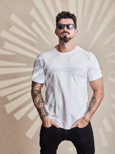 Camiseta Logo - White