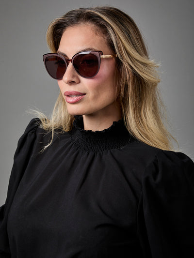 Óculos de sol NINA Bordeaux