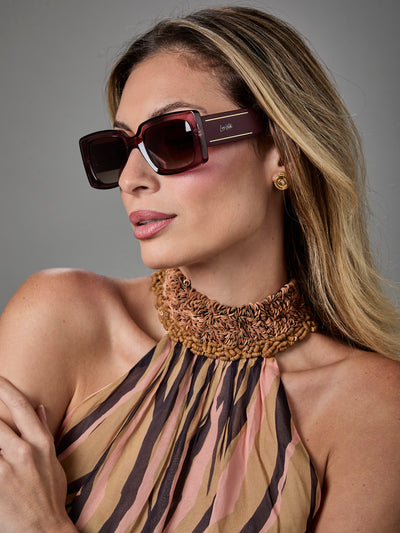 Óculos de sol VALENTINA Garnet