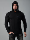 Camiseta Unconventional® Capuz Detail Logo - Black