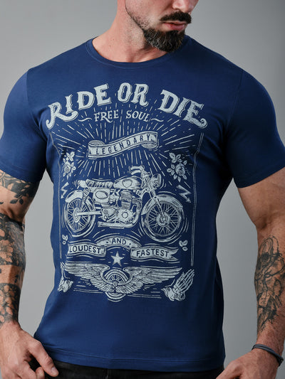 Camiseta Unconventional® Ride or Die em Algodão Egípcio