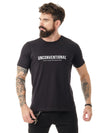 Camiseta Unconventional® Logo - Black em Algodão Egípcio