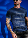 Camiseta Unconventional® Choose Your Weapons em Algodão Egípcio Azul