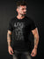 Camiseta Unconventional® Live em Let Live em Algodão Egípcio Preto