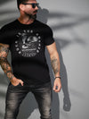 Camiseta Unconventional® Rock is the Answer em Algodão Egípcio Preto