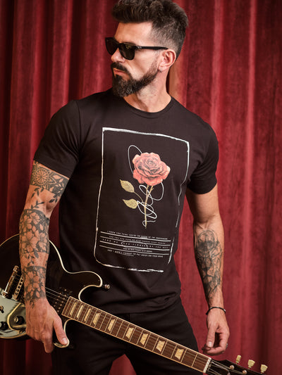 Camiseta Unconventional® Dead Flowers em Algodão Egípcio