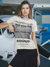 T-shirt Unconventional® Play it Loud em Algodão Egípcio