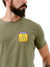 Camiseta Unconventional® Cobras Fumantes em Algodão Egípcio Verde Militar