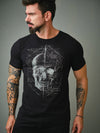 Camiseta Unconventional® Calligraphy Skull em Algodão Egípcio