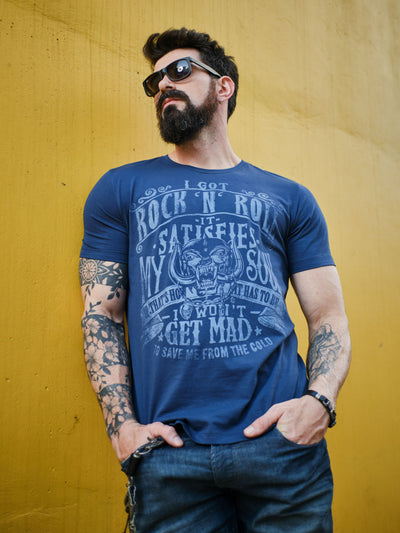 Camiseta Unconventional® Rock n' Roll Azul